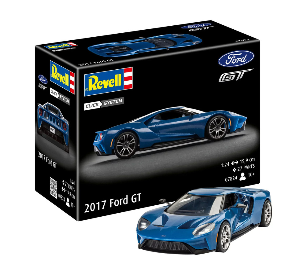 Revell 2017 Ford GT Click-System, Fahrzeug, 1:24, ab 10 Jahren - Bild 3