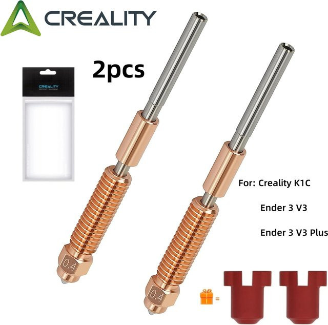 Creality K1C-Düse Einhorn-Schnellwechsel-Ender 3 V3 und Ender 3 V3 Plus 3D-Drucker Set, 2 Stück - Bild 1
