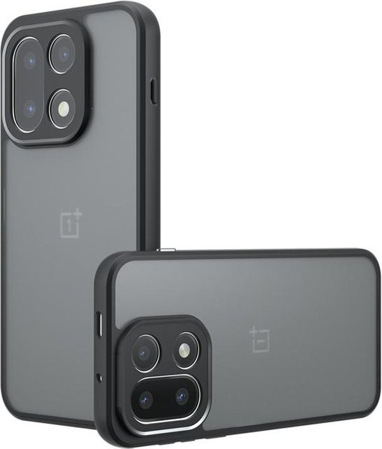Matte Schutzhülle für OnePlus 15 5G in Grau aus stoßfestem TPU und Silikon - Bild 1