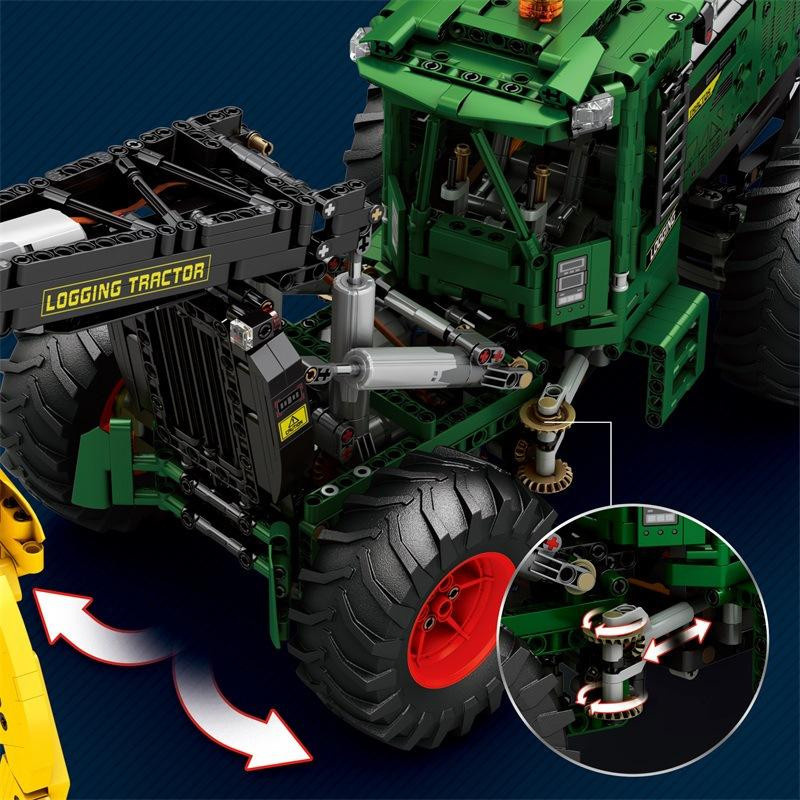 Linyi toy Traktor Bauernhof Lastwagen 1741 Teile - Bild 3