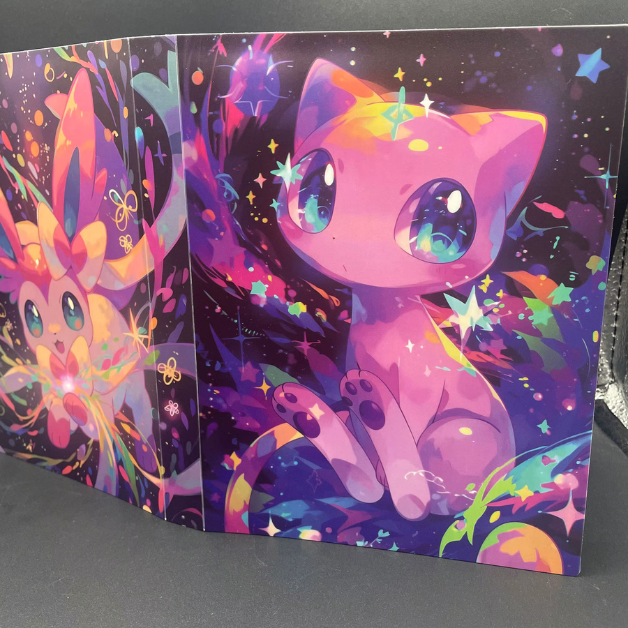 Bandai Pokémon Mew Eevee Sammelkartenalbum, für 240 Karten, mattierte Oberfläche - Bild 2