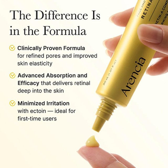 Arencia Retinal Booster Shot Gesichts- und Augenpflege mit Retinol, Unisex - Bild 1