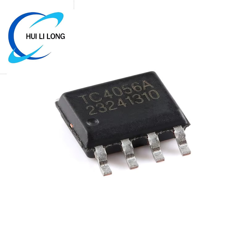 TC4056A ESOP-8 Linear Lithium-Batterie Lade-IC Set, 1A Ladegerät kompatibel mit TP4056 Original Chip, Farbe: Schwarz - Bild 2