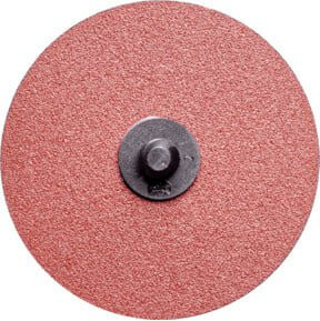 PFERD TOOLS COMBIDISC Korund Schleifblatt CDR A80 PLUS RS für das rückseitige Schleifen, Durchmesser: 75 mm, Farbe: Rot - Bild 1