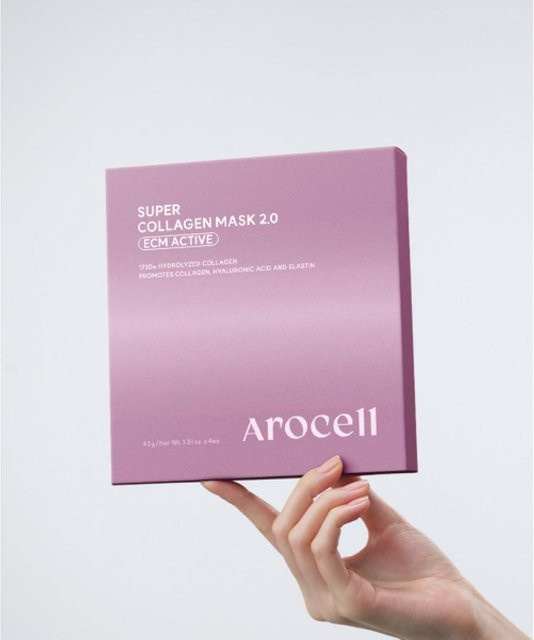 Arocell Super Collagen Maske, 8 Blätter, Unisex - Bild 1