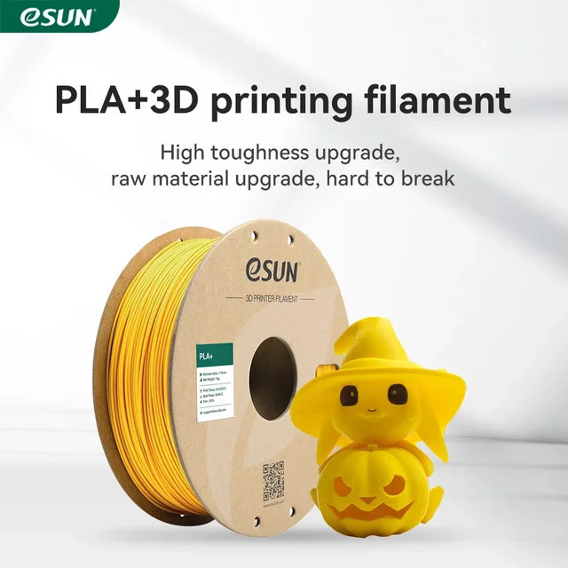 ESUN PLA+ 3D-Druckfilament Grün, Durchmesser: 1,75 mm, 1 kg - Bild 1