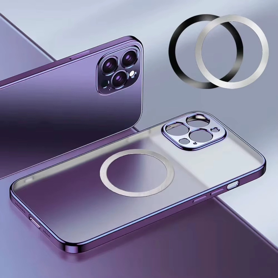 Universeller magnetischer Metallplattenring für Samsung und iPhone MagSafe kabelloses Ladegerät und Auto-Handyhalter, Magnet-Patch in Schwarz oder Silber - Bild 5