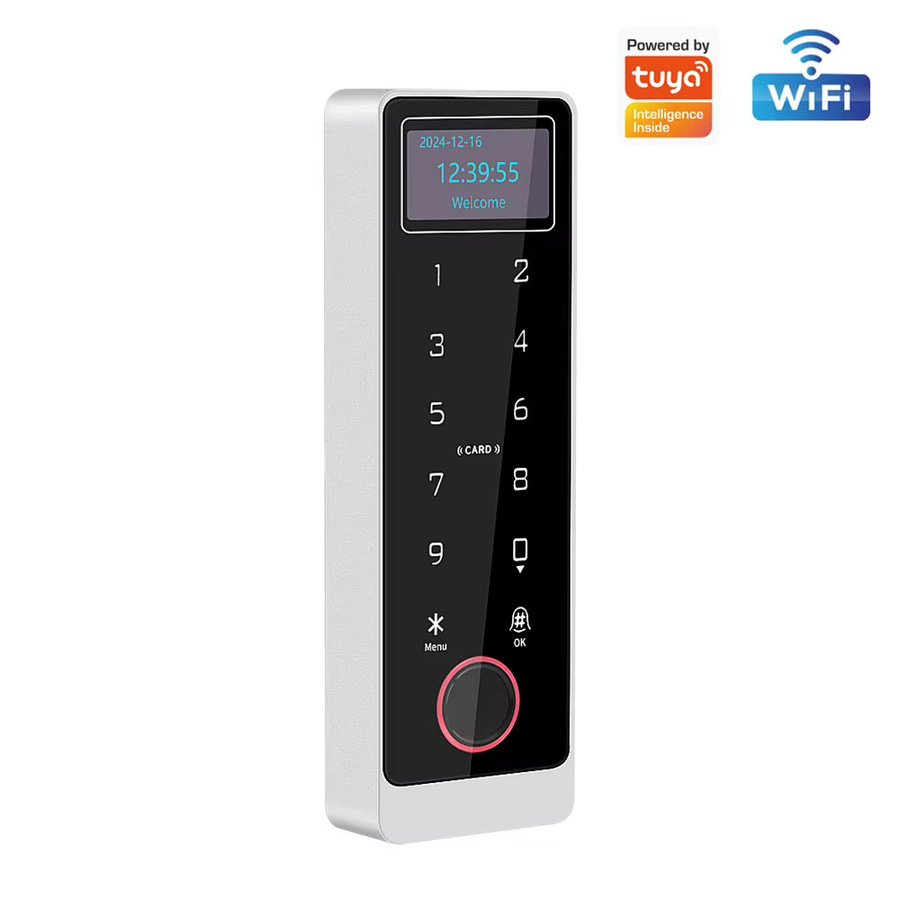 LUCKING DOOR WLAN Türschloss-Controller mit LCD-Bildschirm und Tuya App Unterstützung, IP67 Wasserdicht, Zugangskontrolle via Fingerabdruck, IC-Karte, NFC und Fernbedienung - Bild 6