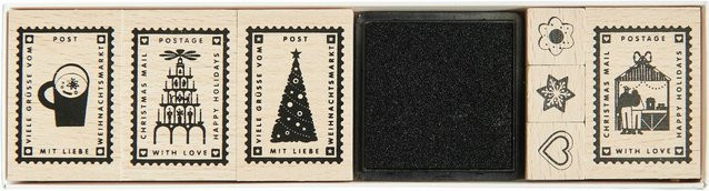 Rico Design Paper Poetry Stempelset Weihnachtspost - Bild 1