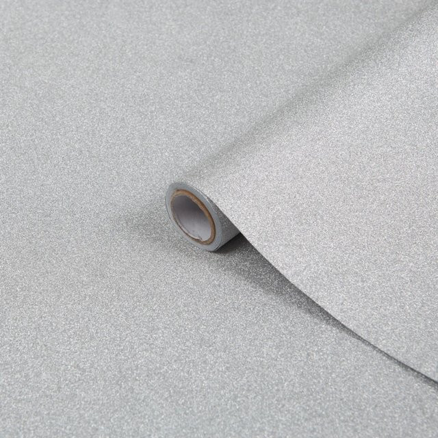 d-c-fix Selbstklebefolie Metallic Glitter Silber Breite: 45 cm, Länge: 1,5 m - Bild 1