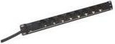 DIGITUS 19 Zoll Steckdosenleiste DN-95401 mit Aluminiumprofil, 8-fach, 1HE, Schwarz/Silber - Bild 1