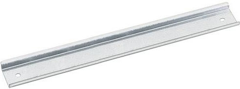 Spelsberg Tragschiene TS 15-283,5 aus Stahl, gelocht, Farbe: Silber, Länge: 28,35 cm - Bild 1