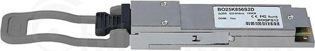 F5 Networks OPT-0043 BlueOptics BO25K856S2D QSFP Transceiver, 40GBASE-SR2-BIDI, LC-Duplex, Multimode Fiber, 832-918nm, 100M, Farbe: Silber - Bild 1