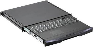 Schroff 19 Zoll Netzwerkschrank-Schublade in Schwarz - Bild 1
