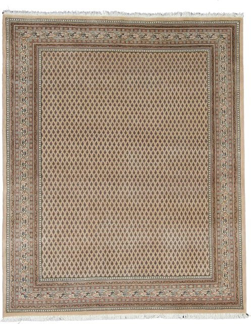 Handgeknüpfter Orientteppich MIR PLAIN von theko in Beige aus Wolle, B/T: 200 x 80 cm - Bild 1