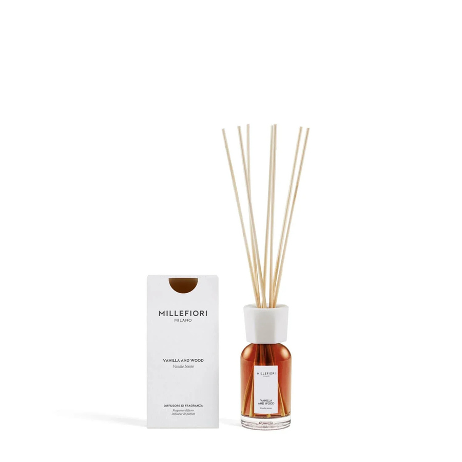 Millefiori Milano Reed-Diffuser Vanille & Holz, 100 ml - Bild 1