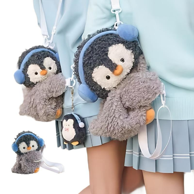 Fashnics Pinguin Plüsch Umhängetasche Plüschtier - Bild 5