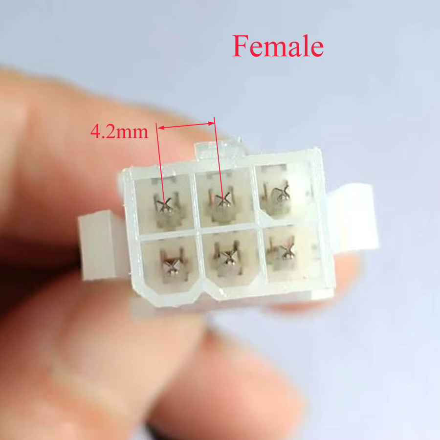 Molex MDB-Kabelbaum Split-Kabel in Y-Form als Verlängerung von MDB-Buchse zu Stecker für MDB-Box und Verkaufsautomaten, Farbe: Weiß - Bild 1