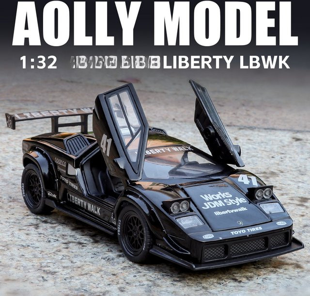 Maisto Simulationsmodell Sportwagen, LBWK-Legierung, Maßstab 1:32, Ornament-Spielzeug - Bild 1