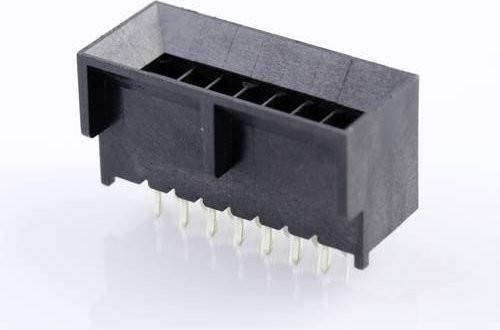 Molex Einbau-Stiftleiste Standard 444321401 in Schwarz - Bild 1