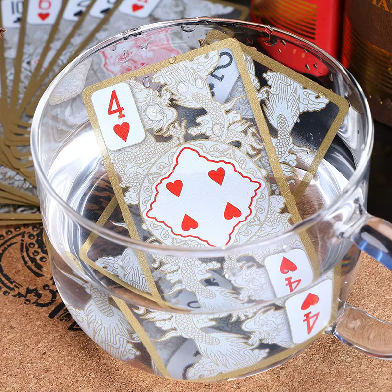 BLINKMOTH Carta De Poker Spielkarten, goldene, 1 Set - Bild 4