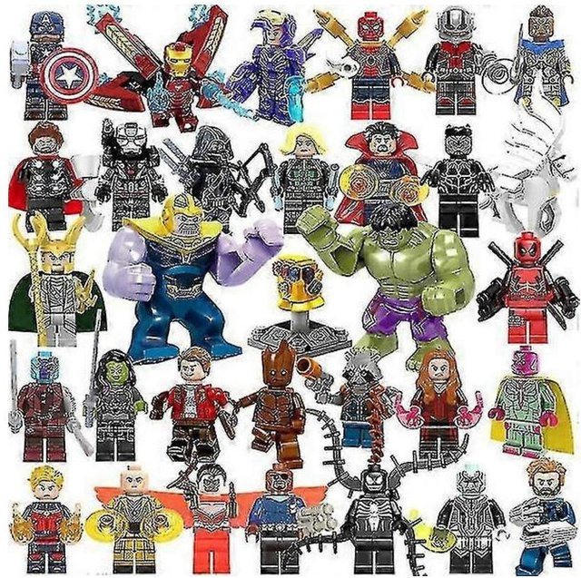 Marvel Avengers Superhelden Minifiguren, 32-teiliges Set, ab 6 Jahren - Bild 1
