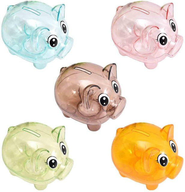 Dekoratives Sparschwein von Homyl in Rosa als Tischornament und Geschenk für Kinder - Bild 1