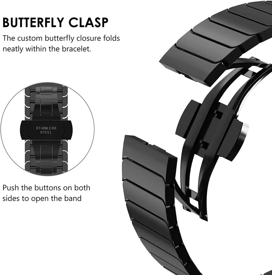 Uhrenarmband Edelstahl, Unisex - Bild 3