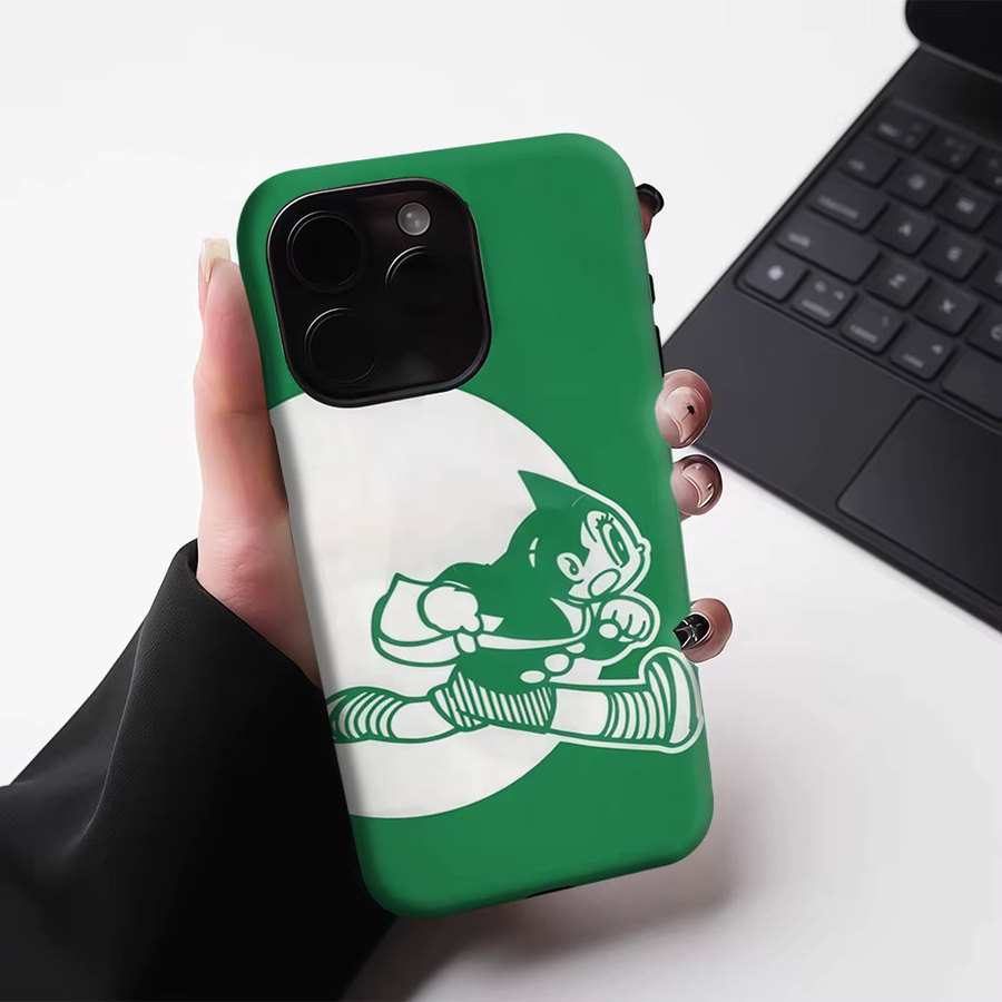 Astro Boy Robuste Handyhülle für magnetische iPhone 17 16 15 14 13 Pro Max Plus in Grün - Bild 4