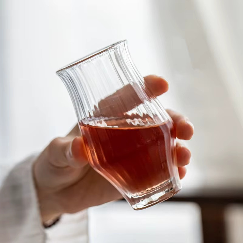 PDQ Hitzebeständiger Glasbecher in Transparent, Japanischer Tumbler für Tee, Kaffee oder Sake - Bild 2