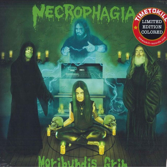 Necrophagia - Moribundis Grim LP Schallplatte, Blue, Time To Kill Records Reissue 2024 - Bild 1