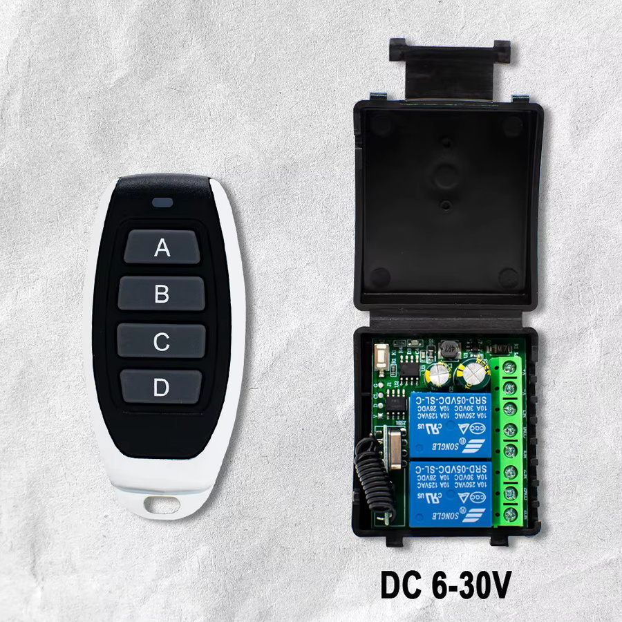 Scimagic-RC Universal Empfänger Modul 433 MHz mit 2CH Relais für DC 12 V 24 V und AC 220 V zur Steuerung von drahtlosen RF elektrischen Linearantrieb Motoren - Bild 5
