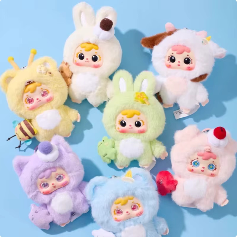 52TOYS Samuel Hug Hug Eiscreme Süße Haustier-Serie, Plüsch-Blindbox-Puppe, Taschenanhänger, Schlüsselanhänger - Bild 1