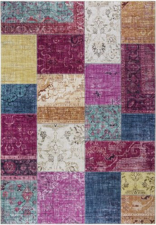 Luxorliving Teppich Prima in Patchwork-Optik, bunt, B/L: 80 x 150 cm