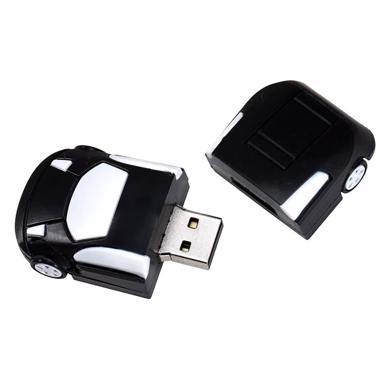 JASTER USB 2.0 Flash-Laufwerk Cartoon-Auto in Bunt und Schwarz, 64 GB Mini-Speicherstick für Kinder - Bild 3