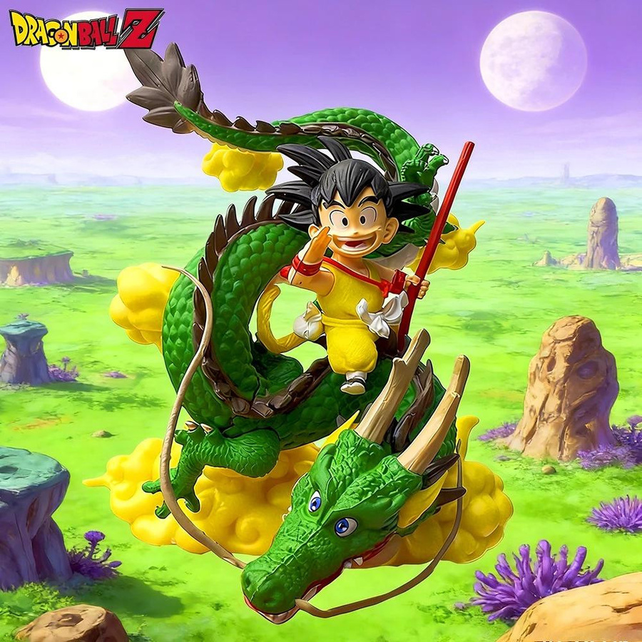 Fashnics Dragon Ball Goku und Drachenfigur Actionfiguren PVC - Bild 2