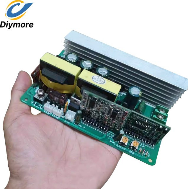 diymore Wechselrichtermodul DC 12V zu AC 220V Aufwärtswandler mit Schalter und Lüfteranschluss 500W - Bild 1