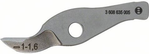 Bosch Messer gerade bis 1,6 mm für Schlitzschere GSZ 160 Professional in Silber - Bild 1