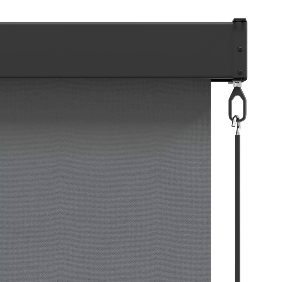 VIDAXL Thermische Jalousie Hellgrau, Semi-transparentes Rollo aus Stoff und Aluminium, B/H: 160 x 250 cm - Bild 4