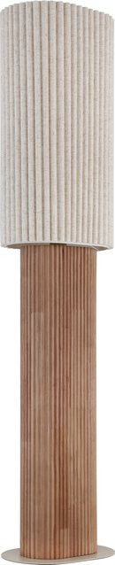 Stehleuchte JANNIE von Globo Lighting in Beige und Braun aus Holz, Metall und Stoff mit E27 Fassung - Bild 1