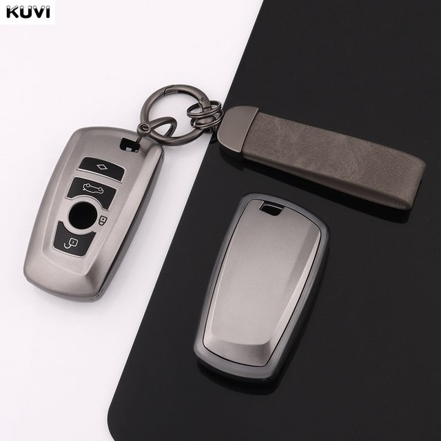Kuvi TPU Schlüsselhülle für BMW 1 3 5 Serie X1 X3 X4 F10 F15 F16 F20 F30 F18 F25 M3 M4 M5 M6 in Gun Grey - Bild 1