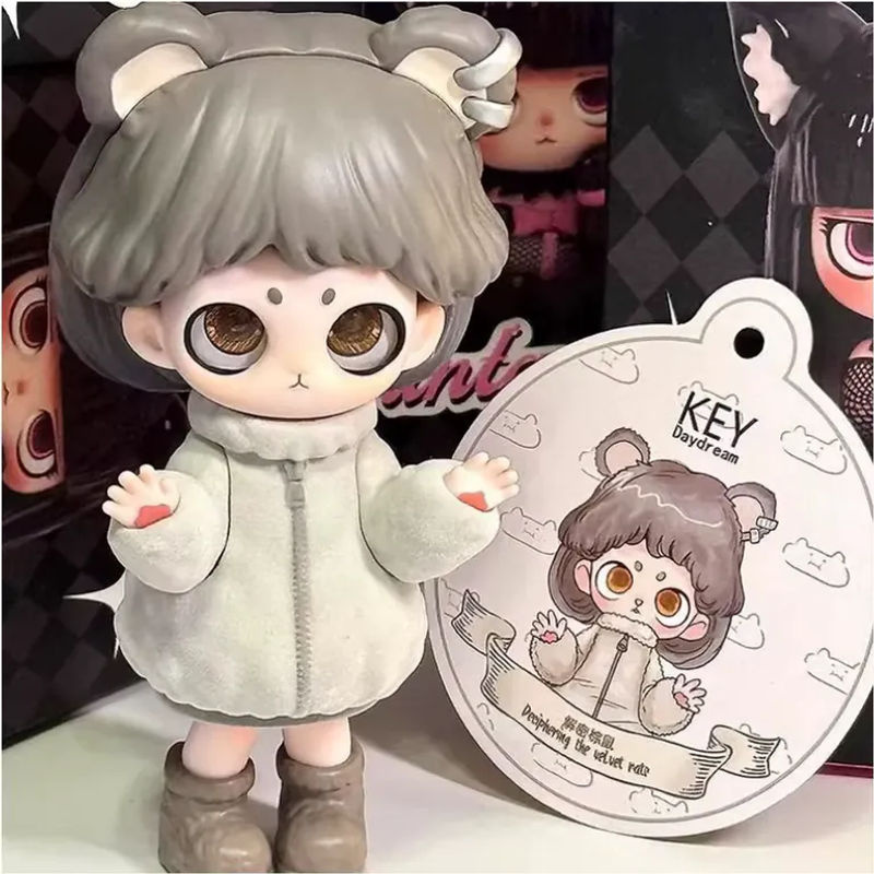 Kiki Fantasy Pet Shop Serie Blind Box Gotische Statue Kawaii Mädchen Figur in Schwarz als Desktop-Ornament aus Kunststoff - Bild 4