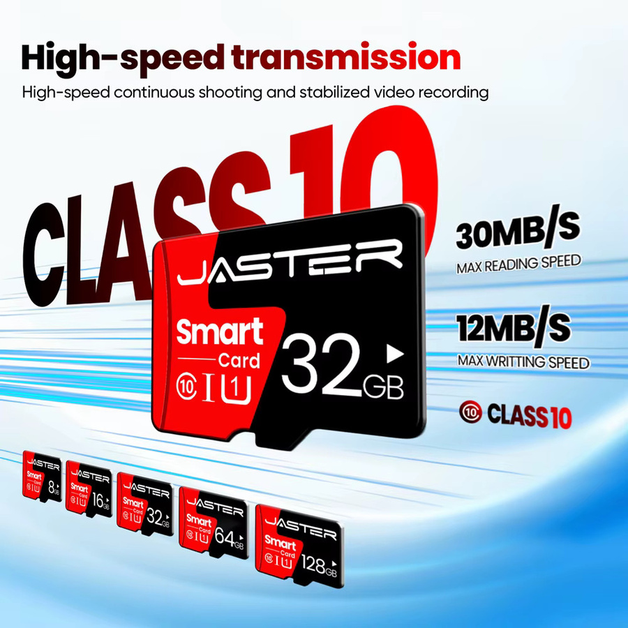 JASTER Red TF Smart SD Auto-CD-Player mit SD-Kartenadapter in Rot - Bild 5