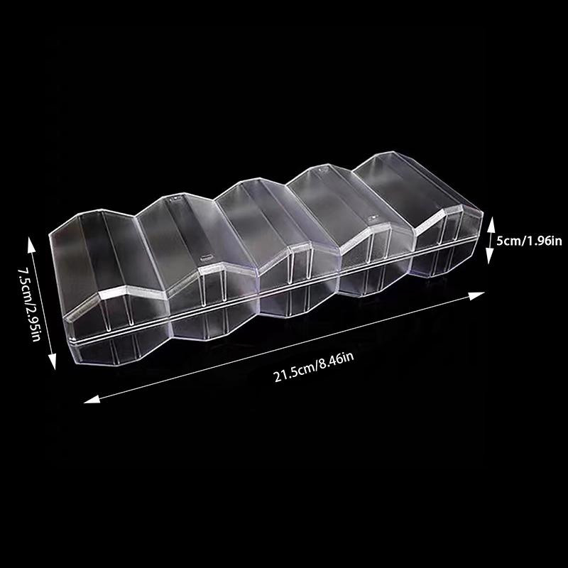 Coiled Dragons Poker Chips Box Acryl Transparent mit Abdeckungen - Bild 6