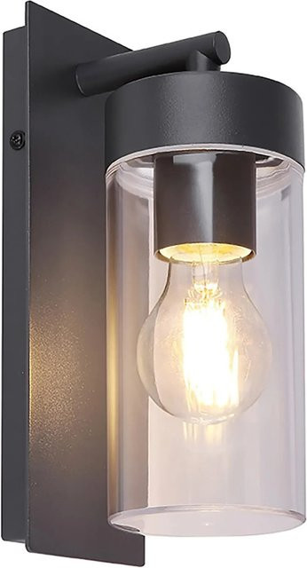 Globo Lighting Außenleuchte Vessa in Anthrazit aus Aluminium und Kunststoff mit E27 Fassung - Bild 1