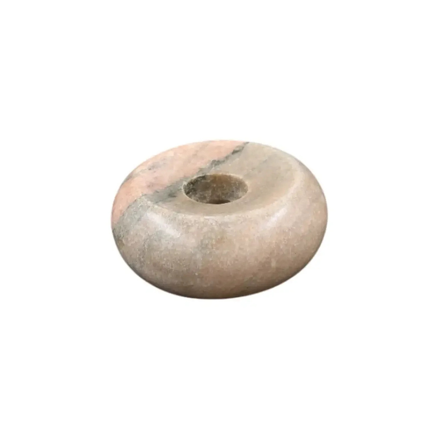 House of Nature Kerzenhalter Retz aus Marmor in Beige, rund, Höhe: 7 cm - Bild 1