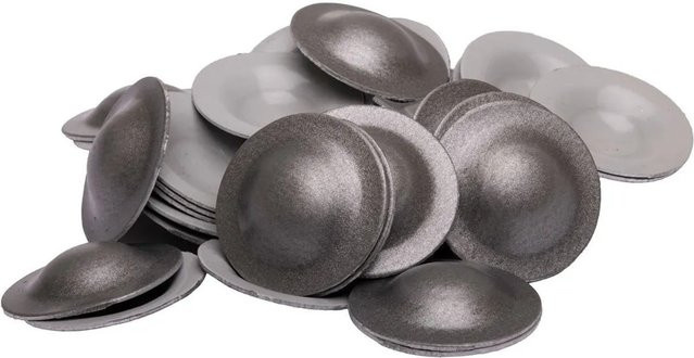 Kantfuchs24 Hauerbuckel aus Aluminium in Graualuminium RAL9007, 50 Stück - Bild 1