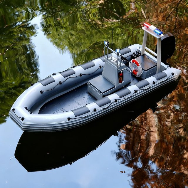AT 99 MODEL RC Schlauchboot, ferngesteuert, 1:9, mit Lichtern - Bild 1