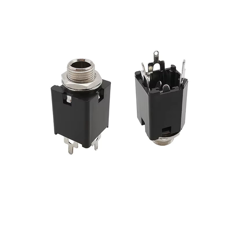 10 Stück Jack 3,5 mm Audio Buchse Weiblich, 3 Pin Stereo TRS Panel Mount Anschluss, Schwarz - Bild 2