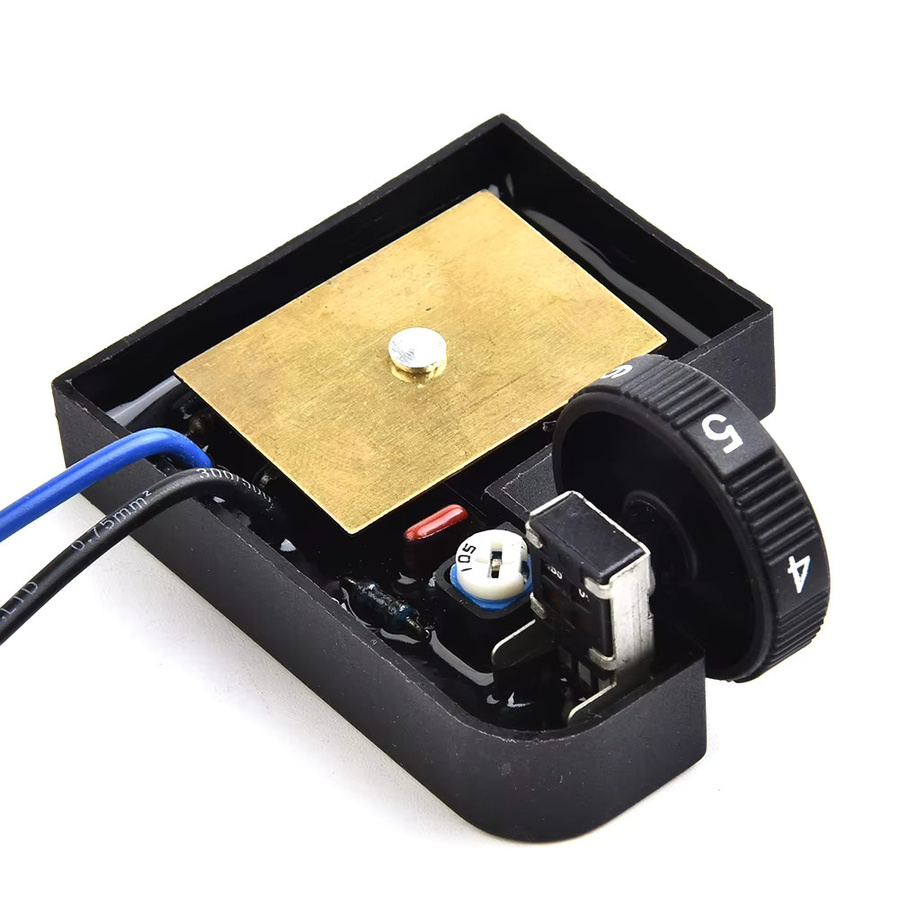 Einstellbarer Drehzahlregler Schalter in Schwarz passend für 180 und 230 Polier Maschinen von VIBRATITE als Elektro Werkzeug Zubehör - Bild 3